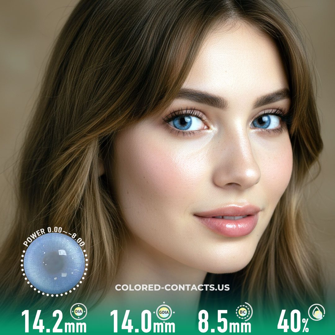 Vivid Ocean Blue Contact Lens