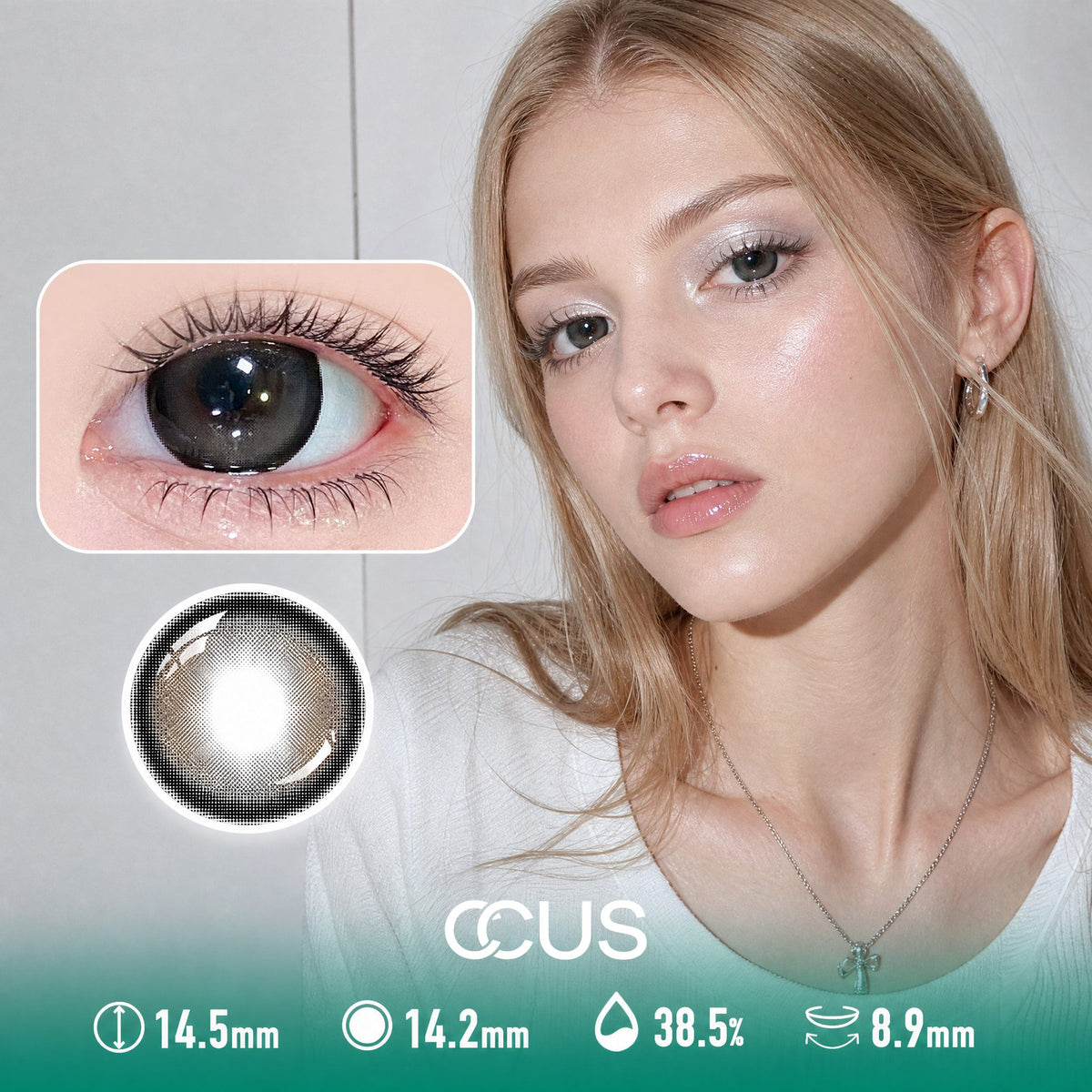 Afterhours Gloss Espresso Amber Brown Contact Lenses