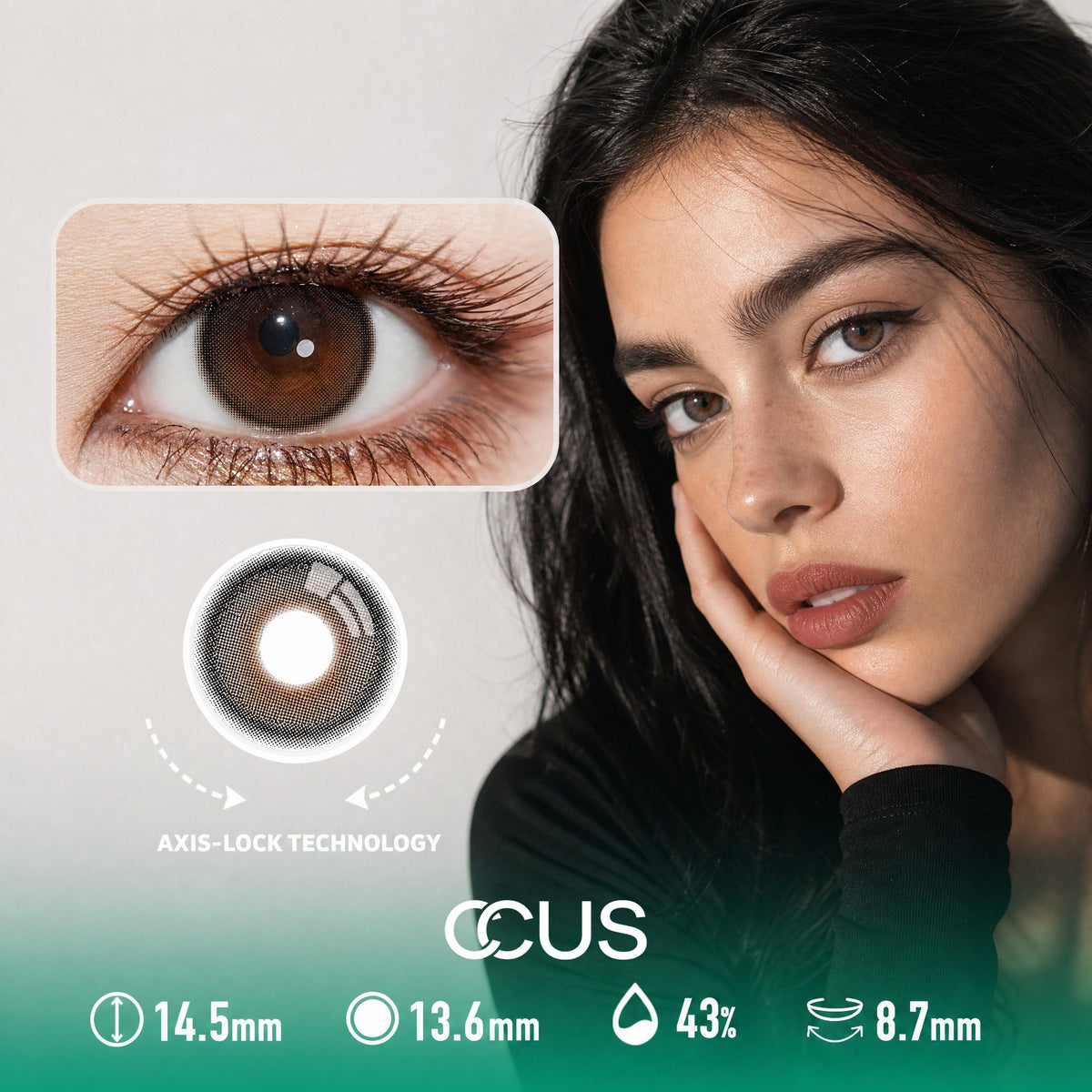 Autumn Linen Ash Grey Contact Lenses