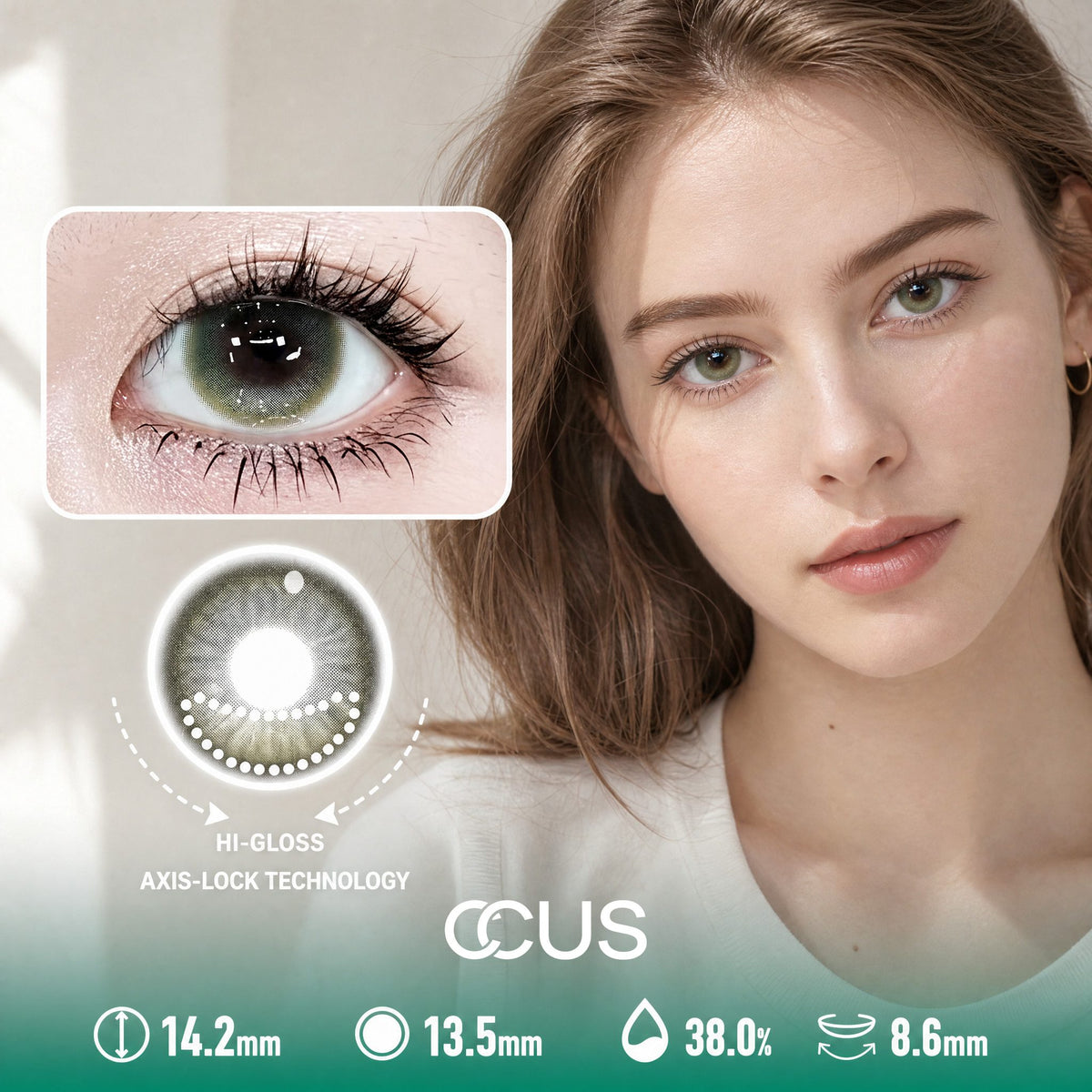 Bare Willow Green Contact Lenses