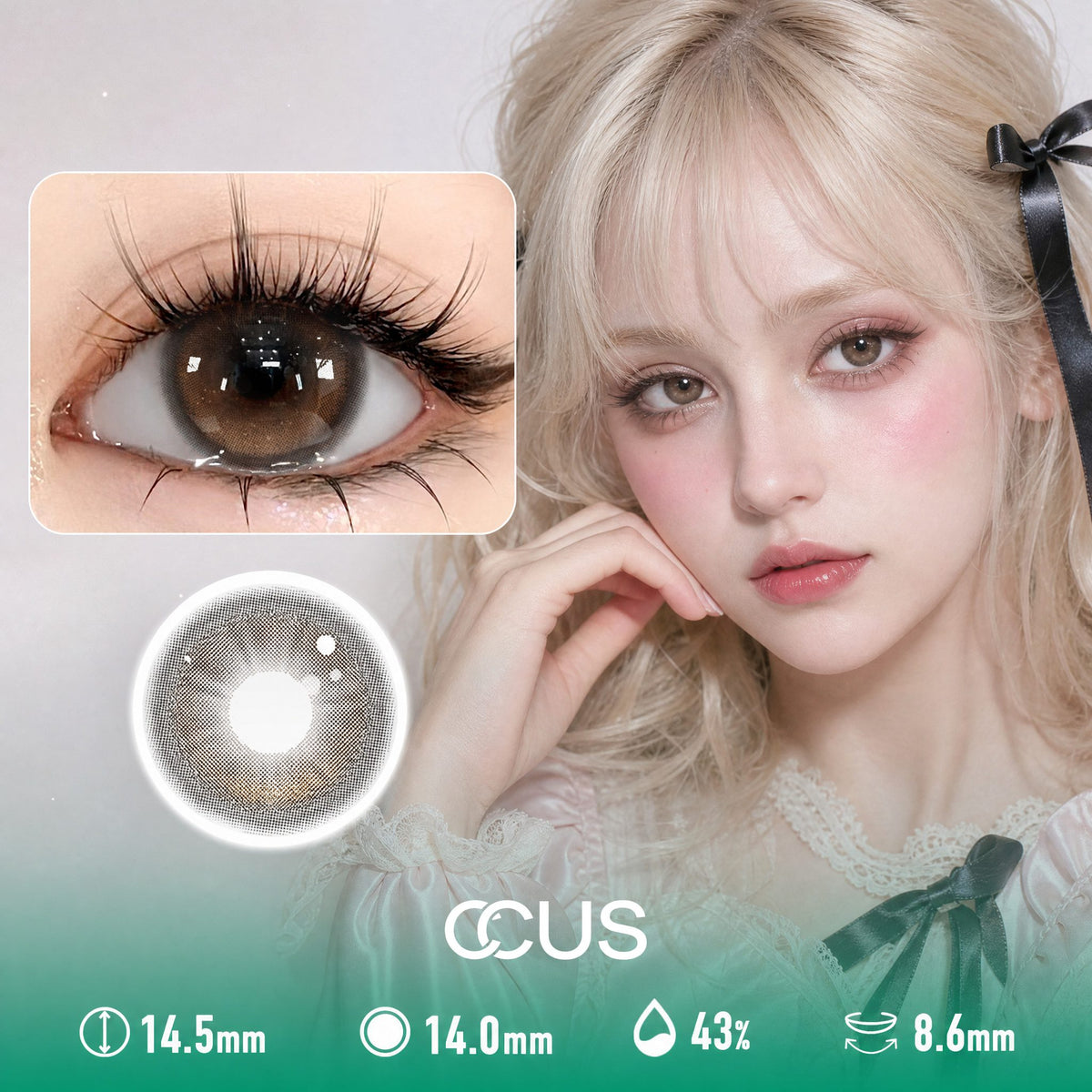Blossom Lace Brown Contact Lenses
