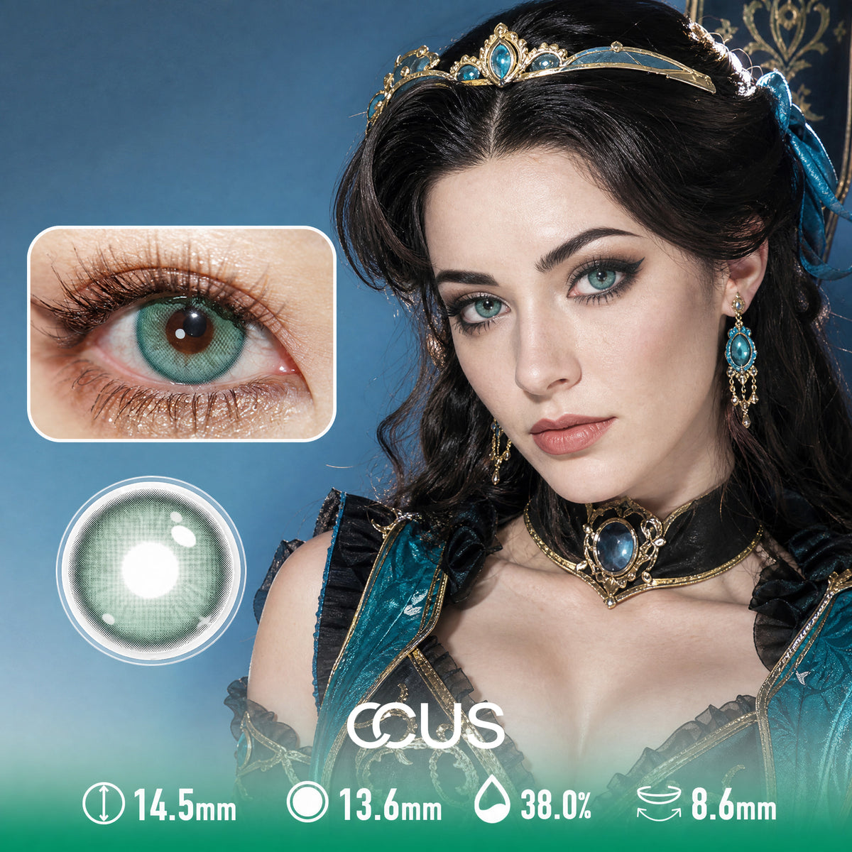 Eclipse Green Contact Lenses