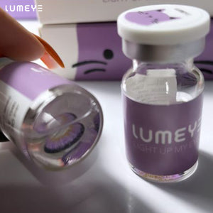 Best COLORED CONTACTS - LUMEYE Elf Purple Colored Contact Lenses - LUMEYE