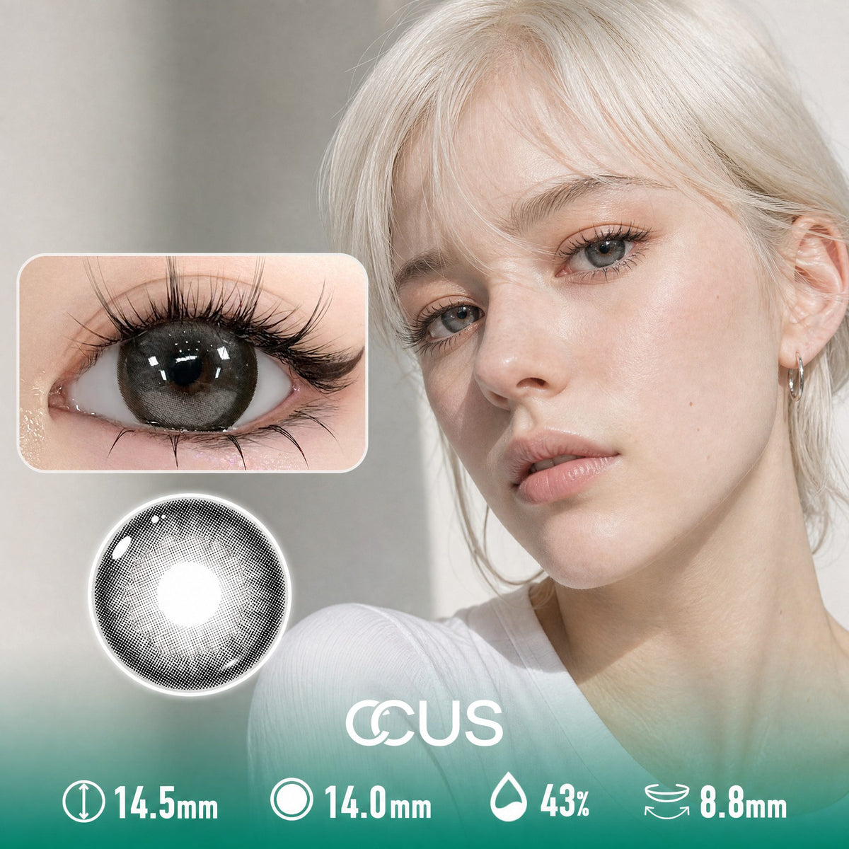 Equinox Oslo Grey Contact Lenses