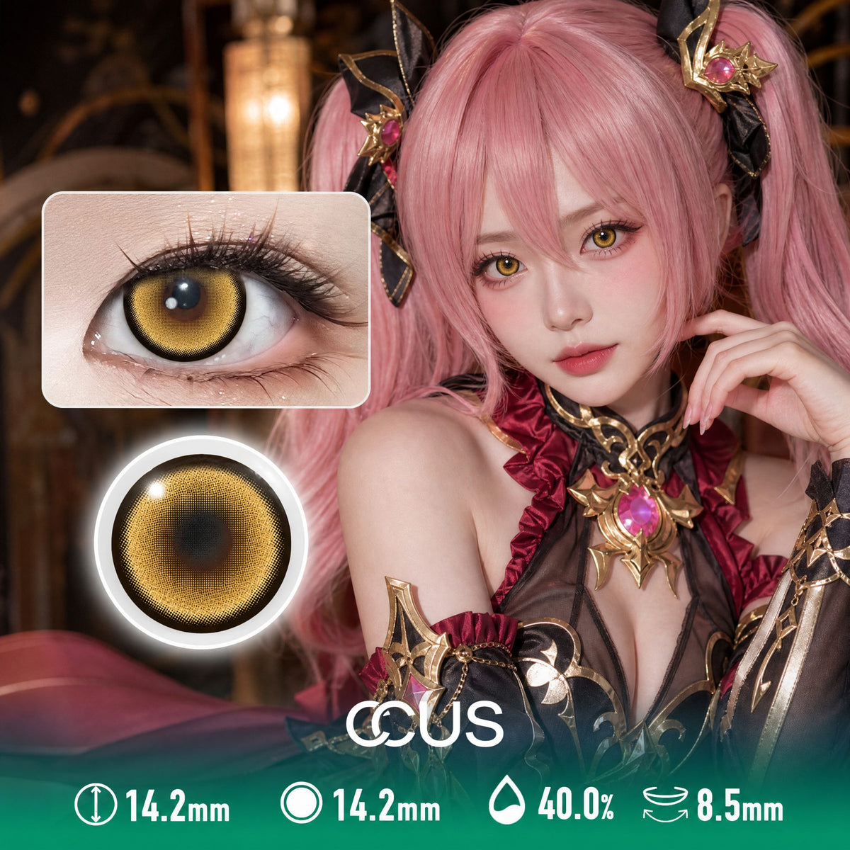 Fabled Brown Contact Lenses