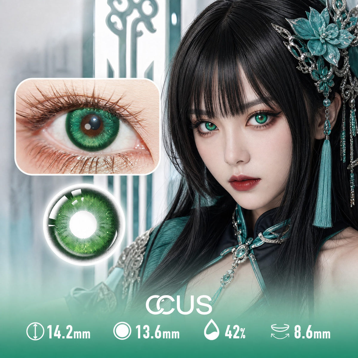 Green Aqua Contact Lenses
