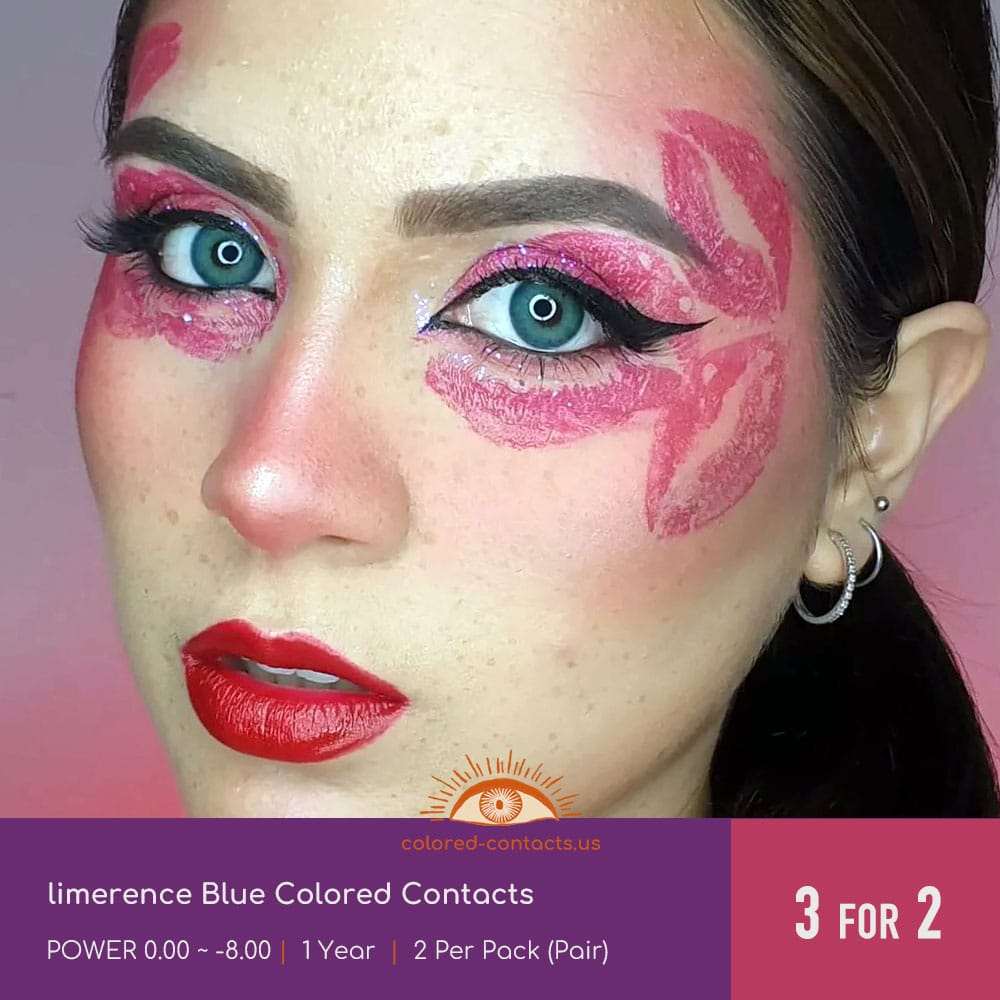 limerence Blue Colored Contacts