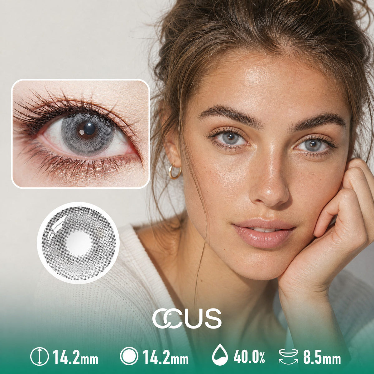 Lotus Opal Grey Contact Lenses