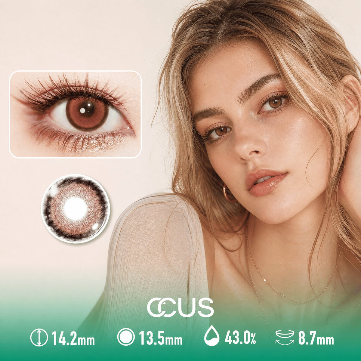 Luminous Lily Ruby Red Contact Lenses