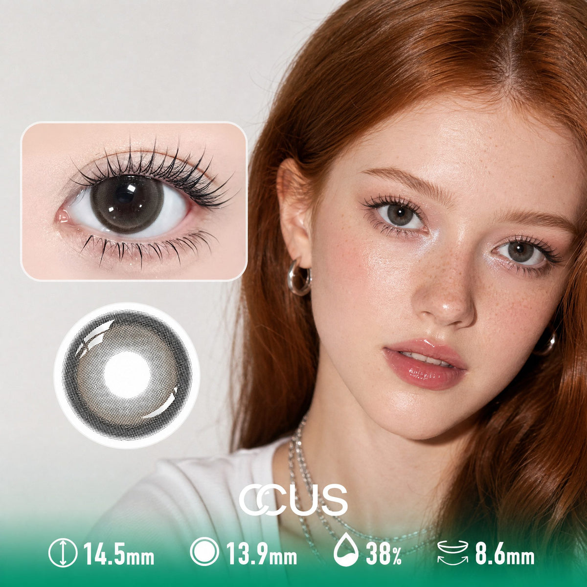 Milkshake Chestnut Brown Contact Lenses