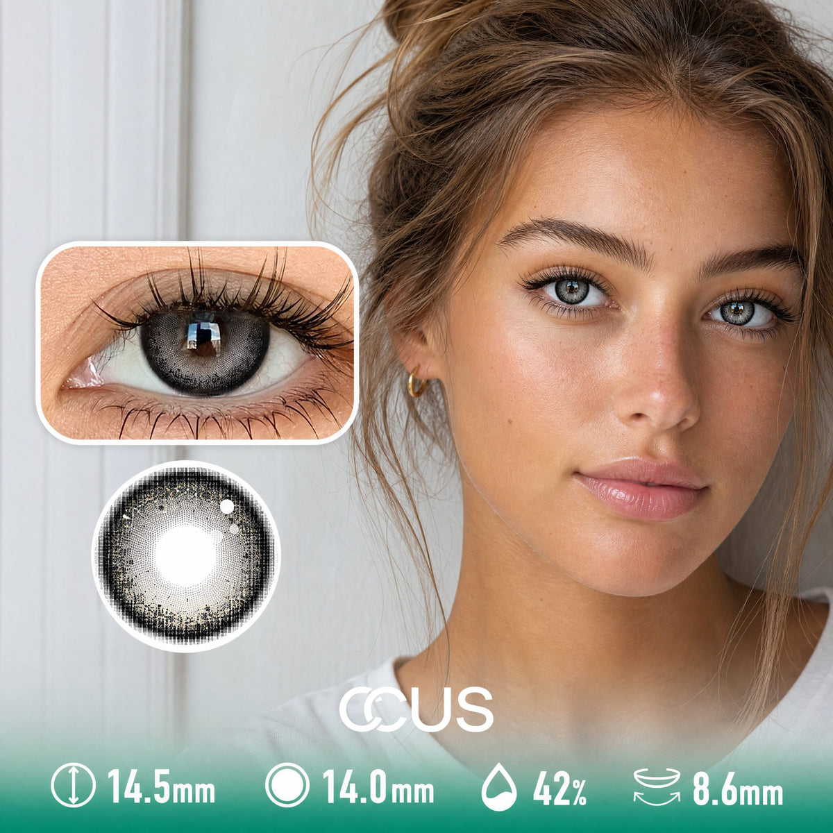 Morning Veil Grey Contact Lenses