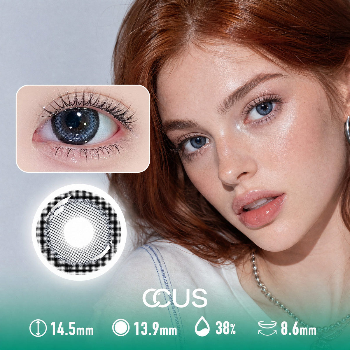 Nebula Lagoon Blue Contact Lenses