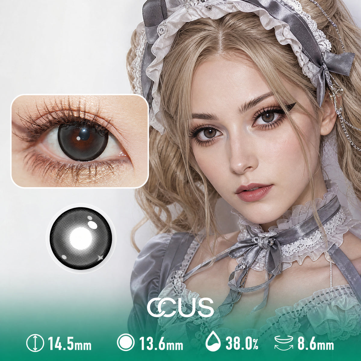 Nocturne Masque Chestnut Brown Contact Lenses