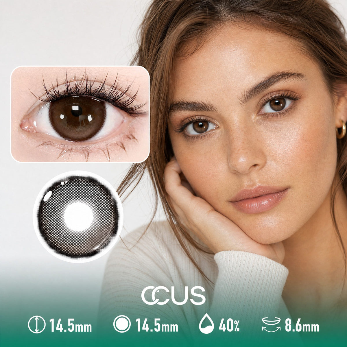 Oslo Twilight Sandalwood Brown Contact Lenses