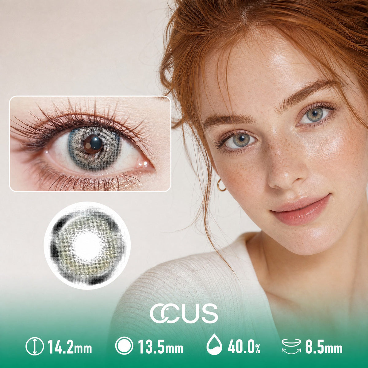 Quiet Twilight Blue Contact Lenses