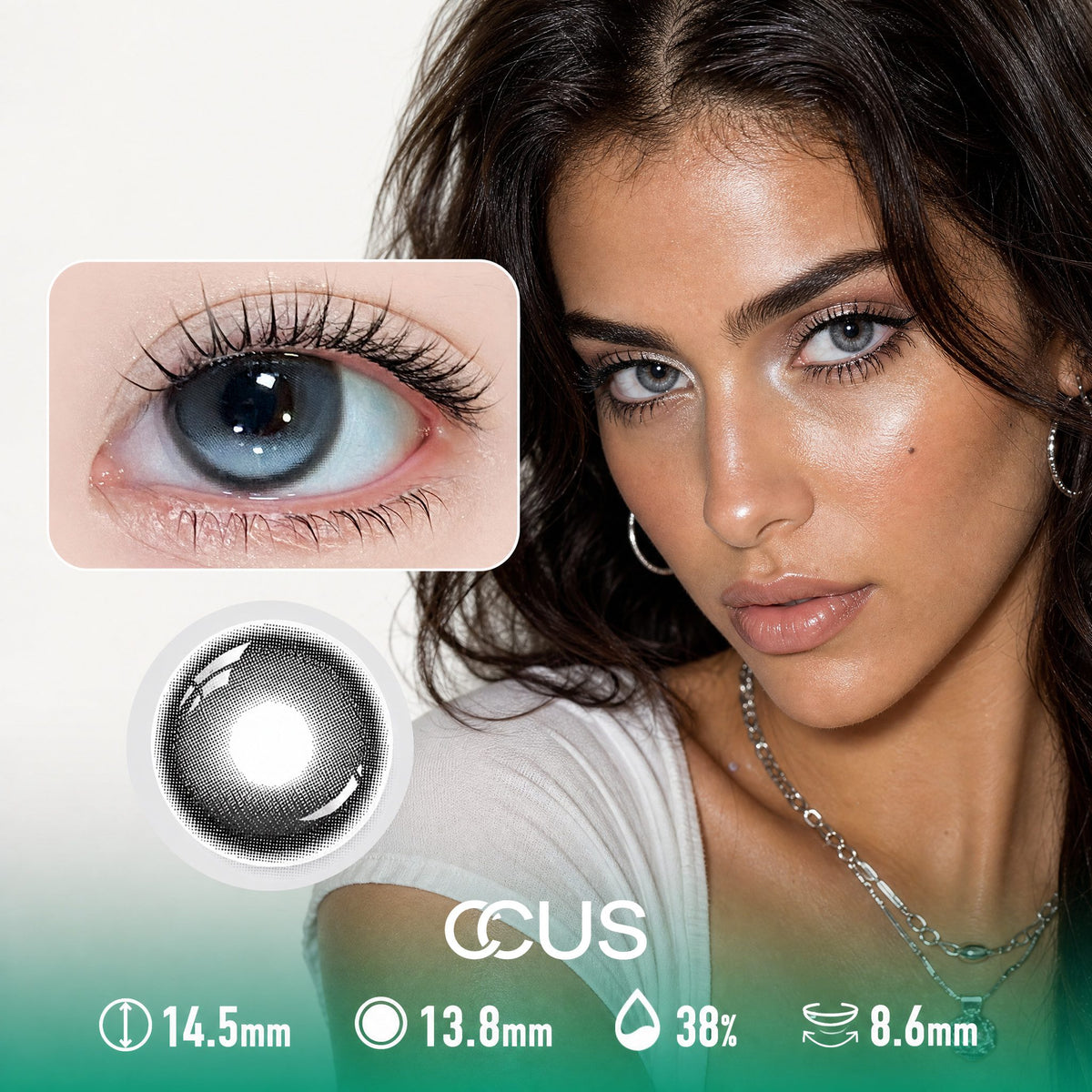 Star Breeze Glacier Blue Contact Lenses