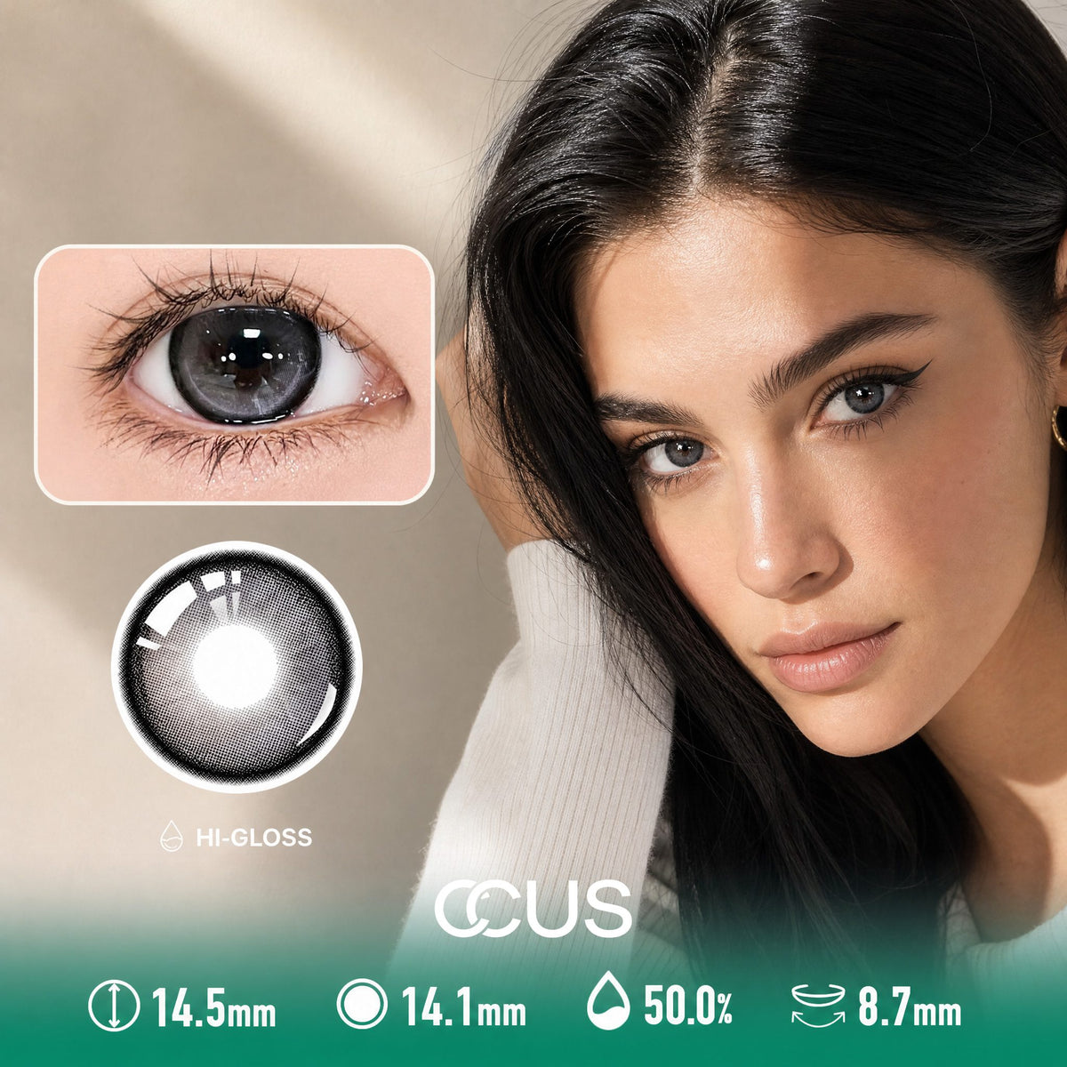 Star Dusk Black Contact Lenses