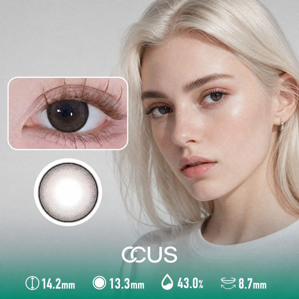 Truffle Umber Amber Brown Contact Lenses