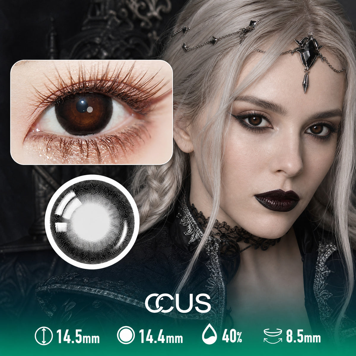 Twilight Black Contact Lenses