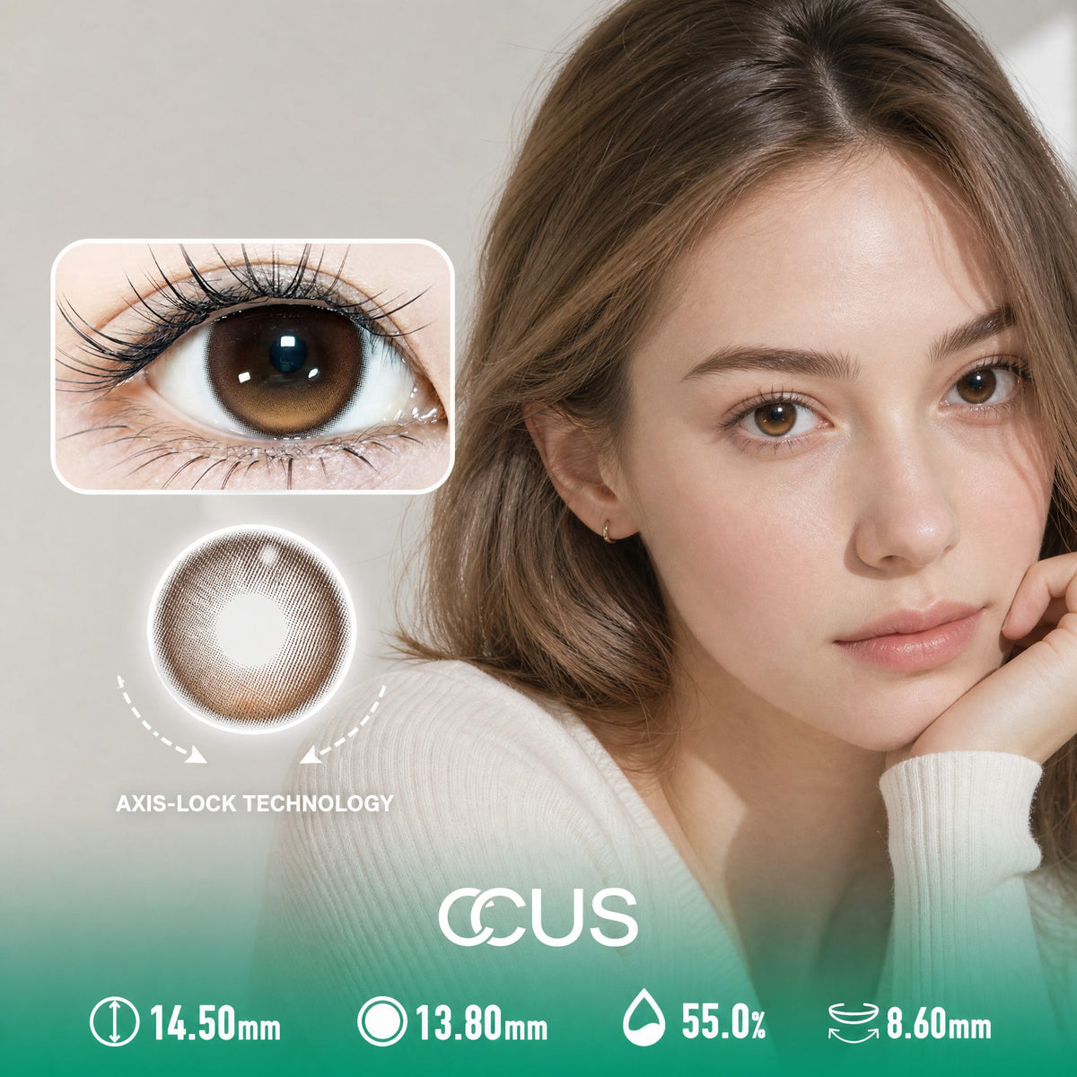 Twilight Prague Mocha Brown Contact Lenses