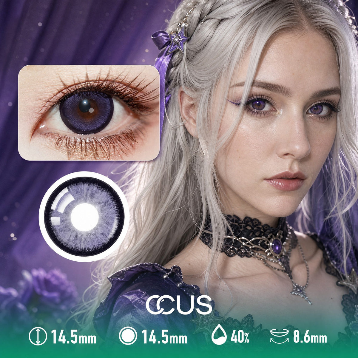 Twilight Purple Contact Lenses