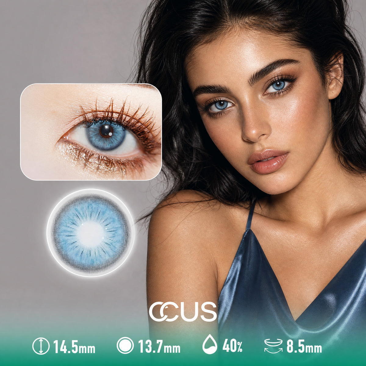 Velvet Frost Blue Contact Lenses