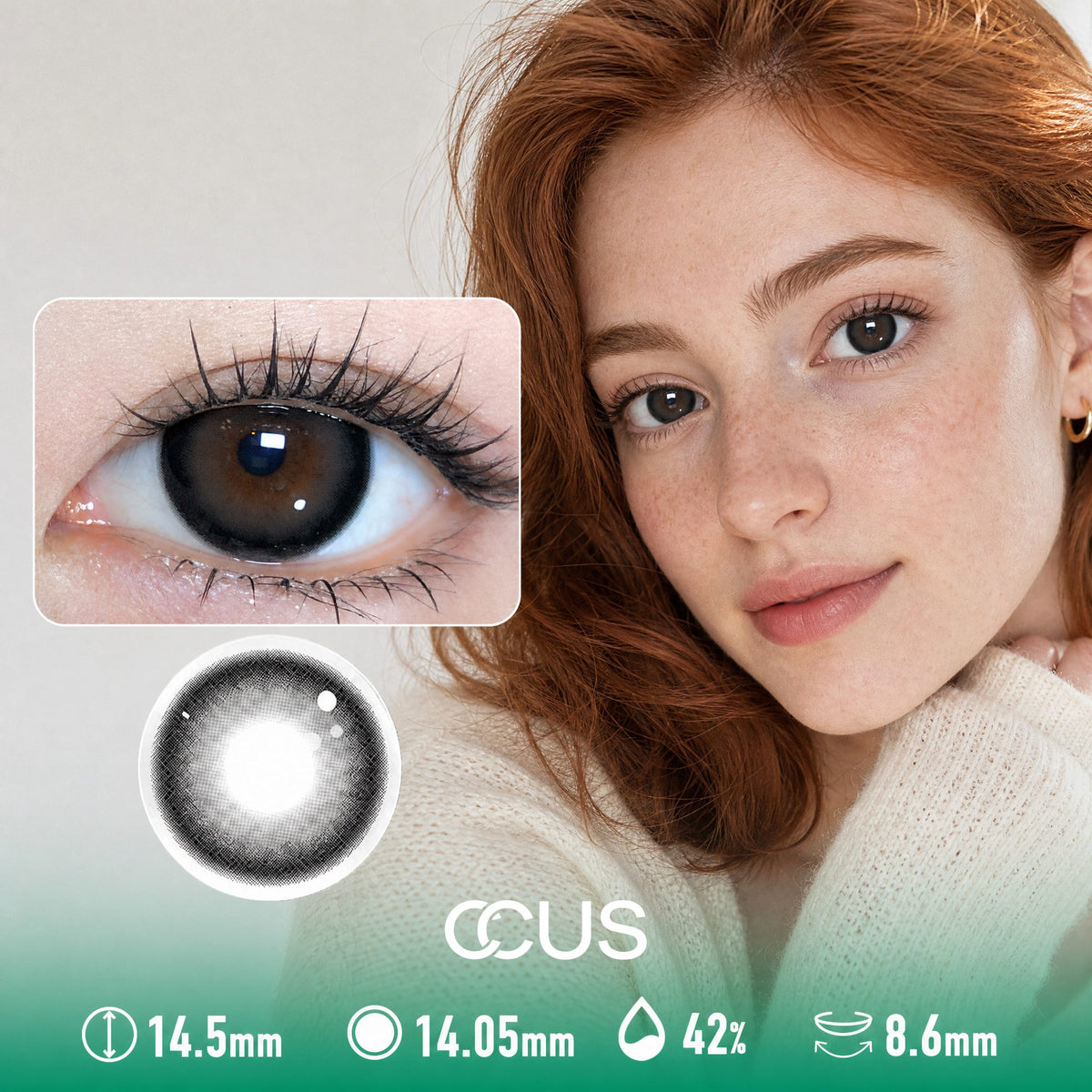 Venice Iris Midnight Black Contact Lenses