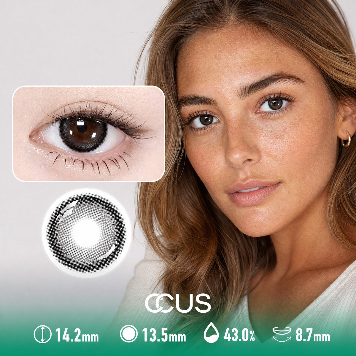 Winter Bruges Grey Contact Lenses