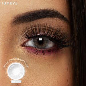 Best COLORED CONTACTS - LUMEYE Pop Star Gray Colored Contact Lenses - LUMEYE
