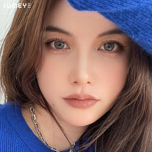 Best COLORED CONTACTS - LUMEYE Dawn Blue Colored Contact Lenses - LUMEYE