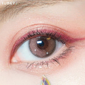 Best COLORED CONTACTS - LUMEYE Fairy Night Pink Colored Contact Lenses - LUMEYE