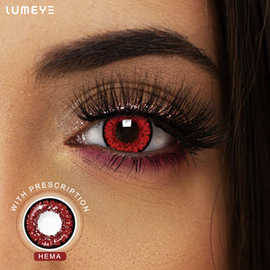 Best COLORED CONTACTS - LUMEYE Candy Wine Red Colored Contact Lenses - LUMEYE