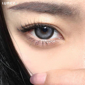 Best COLORED CONTACTS - LUMEYE Dia Gray Colored Contact Lenses - LUMEYE