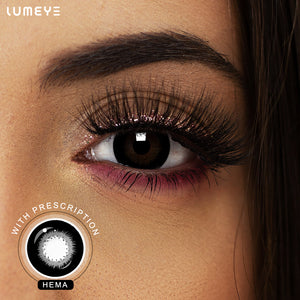 Best COLORED CONTACTS - LUMEYE Tornado Black Colored Contact Lenses - LUMEYE