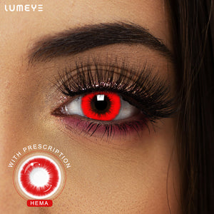 Best COLORED CONTACTS - LUMEYE Scarlet Witch Red Colored Contact Lenses - LUMEYE