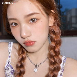 Best COLORED CONTACTS - LUMEYE Winnie Brown Colored Contact Lenses - LUMEYE