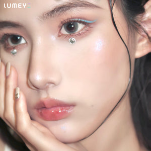 Best COLORED CONTACTS - LUMEYE Mermaid Tears Gray Colored Contact Lenses - LUMEYE