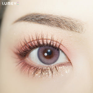 Best COLORED CONTACTS - LUMEYE Misty Purple Colored Contact Lenses - LUMEYE