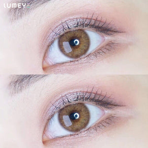 Best COLORED CONTACTS - LUMEYE Sunstone Brown Colored Contact Lenses - LUMEYE