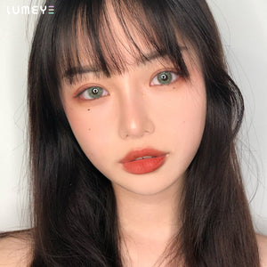 Best COLORED CONTACTS - LUMEYE Kitten Green Colored Contact Lenses - LUMEYE