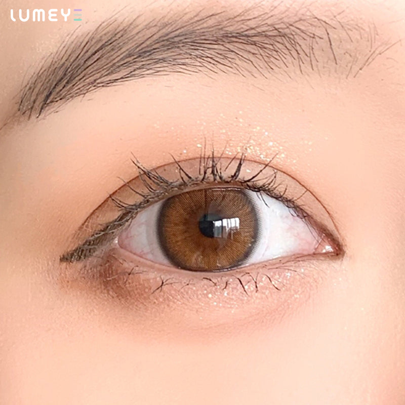 Best COLORED CONTACTS - LUMEYE Litchi Brown Colored Contact Lenses - LUMEYE