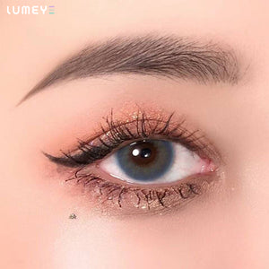Best COLORED CONTACTS - LUMEYE Queen Blue Colored Contact Lenses - LUMEYE