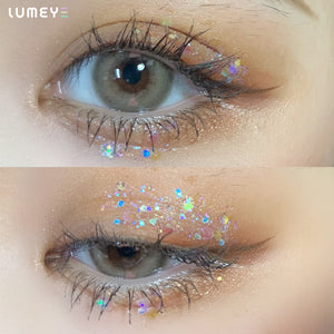 Best COLORED CONTACTS - LUMEYE Cupid Brown Colored Contact Lenses - LUMEYE