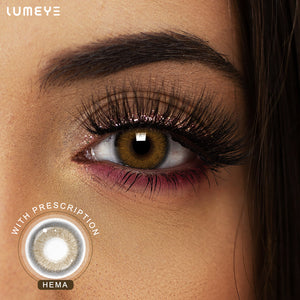 Best COLORED CONTACTS - LUMEYE Chubby Chocolate Brown Colored Contact Lenses - LUMEYE