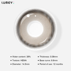 Best COLORED CONTACTS - LUMEYE Chocolate Mousse Brown Colored Contact Lenses - LUMEYE