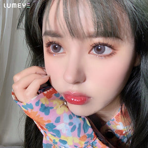 Best COLORED CONTACTS - LUMEYE Summer Pink Colored Contact Lenses - LUMEYE