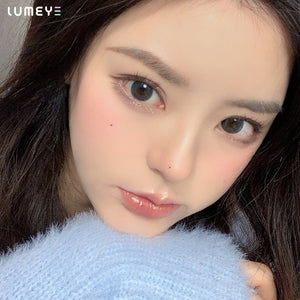 Best COLORED CONTACTS - LUMEYE Lime Blue Colored Contact Lenses - LUMEYE