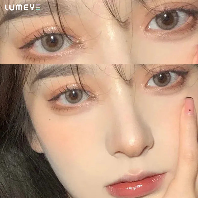 Best COLORED CONTACTS - LUMEYE Mix Gray Colored Contact Lenses - LUMEYE