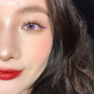 Best COLORED CONTACTS - LUMEYE Lilac Purple Colored Contact Lenses - LUMEYE