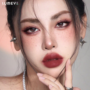 Best COLORED CONTACTS - LUMEYE Rouge Rose Gray Colored Contact Lenses - LUMEYE